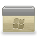 Folder, window, Ico Gray icon