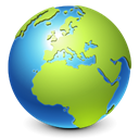 globe, earth, internet, real, world, planet, Browser YellowGreen icon