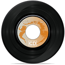 disc, record, Cd, save, music, Disk, oldschool Black icon