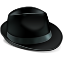 borsalino, hat, Clothes Black icon