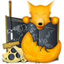 Firefox, teach, Browser, school, final, old, learn, teaching, education DarkSlateGray icon