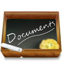 File, paper, document, dossier, Ardoise DarkSlateGray icon