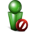 green, occup Black icon