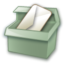 mail box Gray icon
