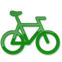 bicyclegreen Black icon