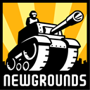 newgrounds Black icon