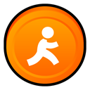 express, Aim, Badge DarkOrange icon