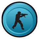 scene, Strike, deleted, Badge, Counter SteelBlue icon