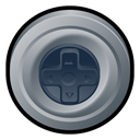 Sega, saturn, Badge Black icon