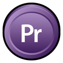 adobe, Premiere, Cs, Badge DarkSlateBlue icon