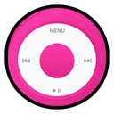 ipod, pink, Badge DeepPink icon