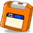 Orange, Zip DarkOrange icon