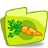 Folder, Carrot YellowGreen icon