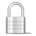 padlock Black icon