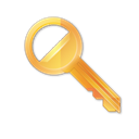 password, Key Black icon