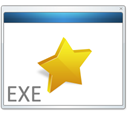 Exe, paper, document, File Black icon