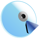 disc, save, video, movie, Disk, film SkyBlue icon