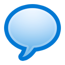Bubble, Comment, talk, Chat, speak RoyalBlue icon