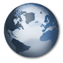 globe, world, planet, earth DarkSlateGray icon