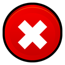 button, cancel, stop, Close, no Red icon