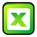 Excel, office, microsoft LimeGreen icon