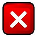 cancel, program, window, stop, no, Close Red icon