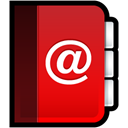 read, Book, Address, reading Red icon