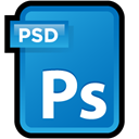 paper, photoshop, adobe, document, Cs, Ps, File DodgerBlue icon