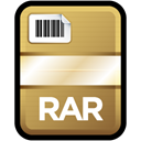 paper, Rar, Compressed, File, document DarkKhaki icon