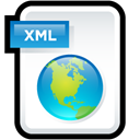 xml, web Black icon