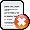 delete, File, remove, Del, document, paper Black icon