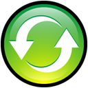 button, Reload, refresh YellowGreen icon