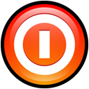 button, turn, off OrangeRed icon