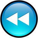 button, rewind DarkTurquoise icon