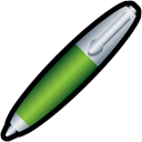 Pen, green, pencil, writing, Draw, write, paint, Edit Black icon