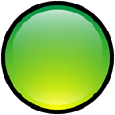Blank, Empty, green, button YellowGreen icon
