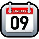 Schedule, red, Calendar, date Black icon
