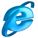 internet, Explorer Black icon