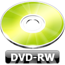 Dvd, disc, Rw YellowGreen icon