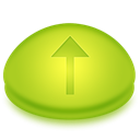 increase, arrow up, rise, Arrow, upload, Up, Ascending, Ascend YellowGreen icon