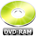 mem, memory, disc, Dvd, ram YellowGreen icon