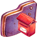 mail box DimGray icon