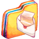 Letter, Email, Message, mail, envelop Khaki icon