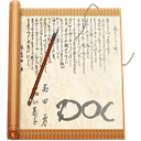 File, word, paper, document AntiqueWhite icon