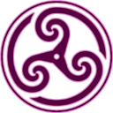 knotting, mauve, Knot, wheeled, triskelion Indigo icon