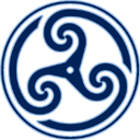 triskelion, Knot, wheeled, Blue, knotting MidnightBlue icon