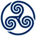 knotting, triskelion, wheeled, Blue, Knot MidnightBlue icon