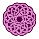 mauveknot, Knot, knotting Plum icon