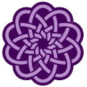 Knot, knotting, purpleknot Indigo icon