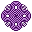 Knot, purpleknot, knotting Indigo icon